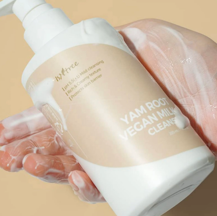ISNTREE Yam Root Vegan Milk Cleanser - Łagodzące Mleczko do Oczyszczania Twarzy 220ml