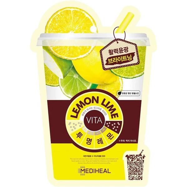 Mediheal Vita Lemon Lime - Rozświetlająca Maseczka w Płachcie 20ml