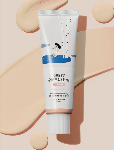 Birch Moisture Tone-Up Sunscreen - Tonujący Krem Przeciwsłoneczny 50ml