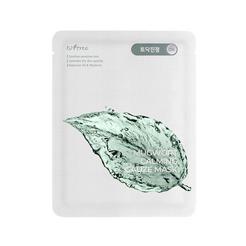 ISNTREE Mugwort Calming Gauze Mask - Łagodząca Maseczka W Płachcie 23g