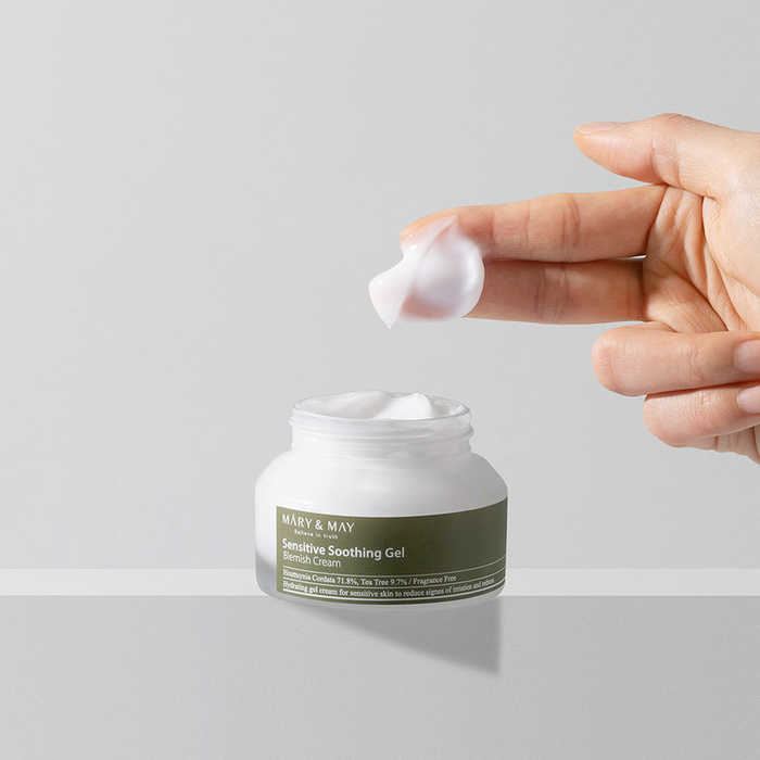 Mary&May Sensitive Soothing Gel Blemish Cream- Łagodzący Krem Redukujący Podrażnienia 70g