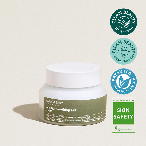 Mary&May Sensitive Soothing Gel Blemish Cream- Łagodzący Krem Redukujący Podrażnienia 70g