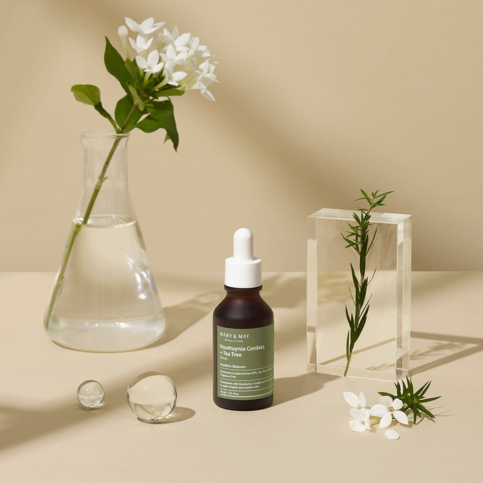 Houttuynia Cordata + Tea Tree Serum - Serum Przeciwtrądzikowe 30ml