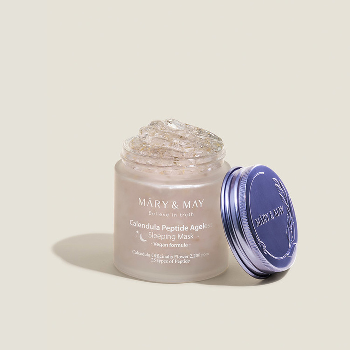 Mary&May Calendula Peptide Ageless Sleeping Mask - Kojąca Maska Regenerująca 110g