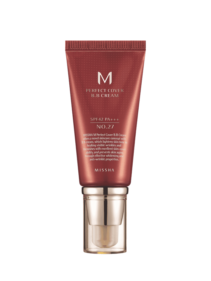 MISSHA M Perfect Cover BB Cream SPF42/PA+++ - Kryjący Krem BB No.27 Honey Beige 50ml