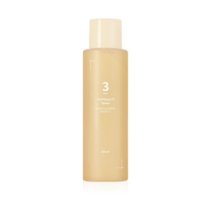 Numbuzin No.3 Super Glowing Essence Toner - Rozświetlający Tonik do Twarzy 200ml