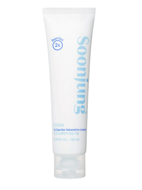 Etude House Soon Jung 2xBarrier Intensive Cream- Intensywnie Nawilżający Krem do Twarzy 60ml