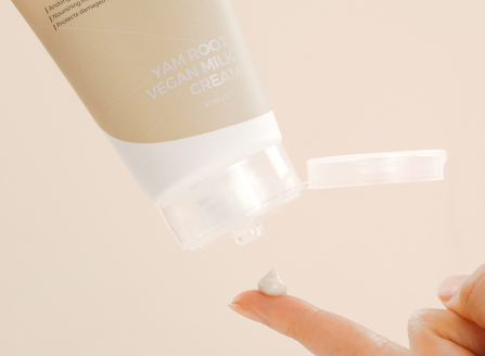 ISNTREE Yam Root Vegan Milk Cream - Intensywnie Nawilżający Krem do Twarzy 80ml