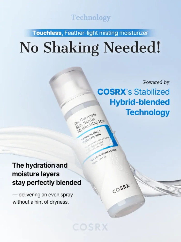 COSRX The Ceramide Skin Barrier Moisturizing Mist - Nawilżająca Mgiełka z Ceramidami 120ml