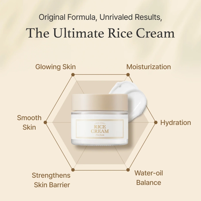 I'M FROM Rice Cream - Odżywczy Krem z Ekstraktem z Ryżu 50ml