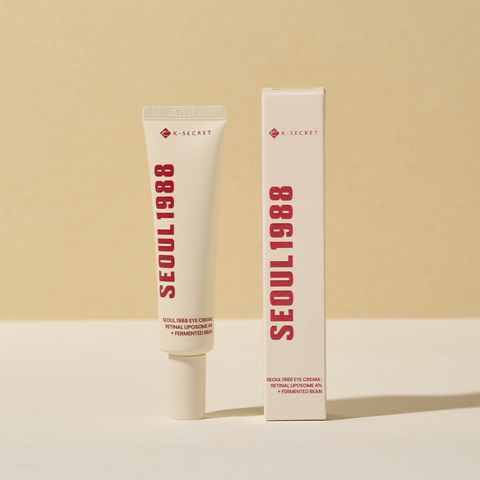 K-SECRET SEOUL 1988 Eye Cream : Retinal Liposome 4% + Fermented Bean - Ujędrniający Krem pod Oczy z Retinalem 30ml 