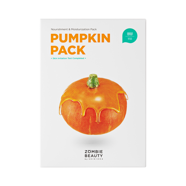 SKIN1004 Zombie Beauty Pumpkin Pack - Zestaw Odżywczo-Nawilżających Masek do Twarzy 16szt. x4g