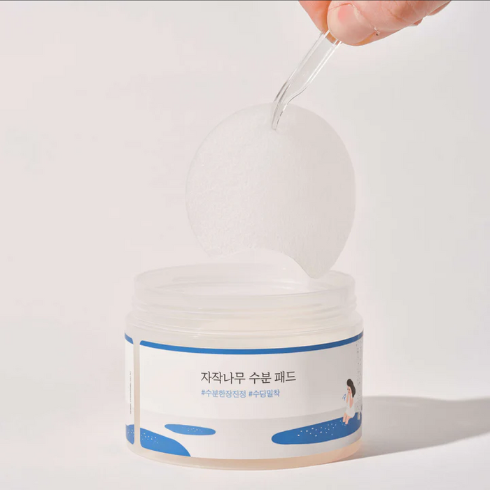 Round Lab Birch Juice Moisturizing Pad - Kojące Płatki z Sokiem z Brzozy Japońskiej 80szt.