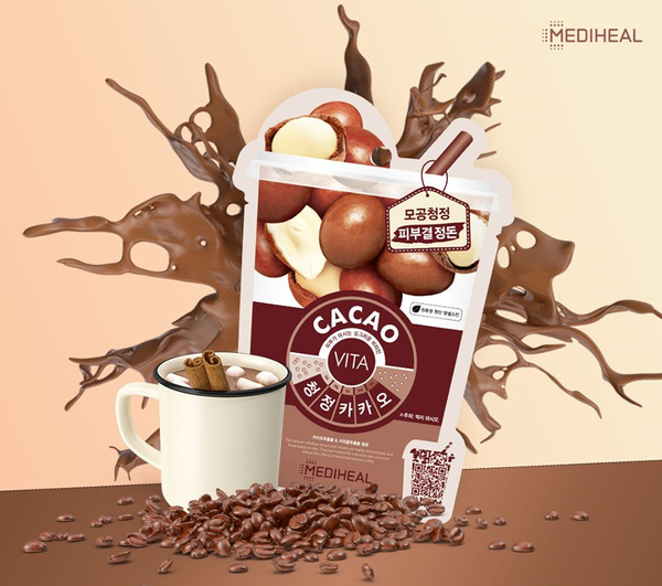 Mediheal Vita Cacao - Oczyszczająca Maska w Płachcie z Tencelu 20ml