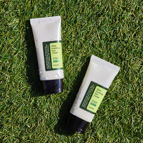COSRX Aloe Soothing Sun Cream - Nawilżający Krem Przeciwsłoneczny SPF50+ 50ml