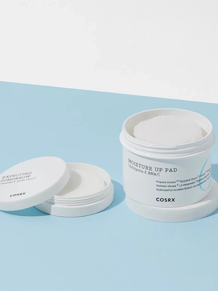 COSRX One Step Moisture Up Pad - Płatki Złuszczająco-Nawilżające Do Twarzy 70szt.