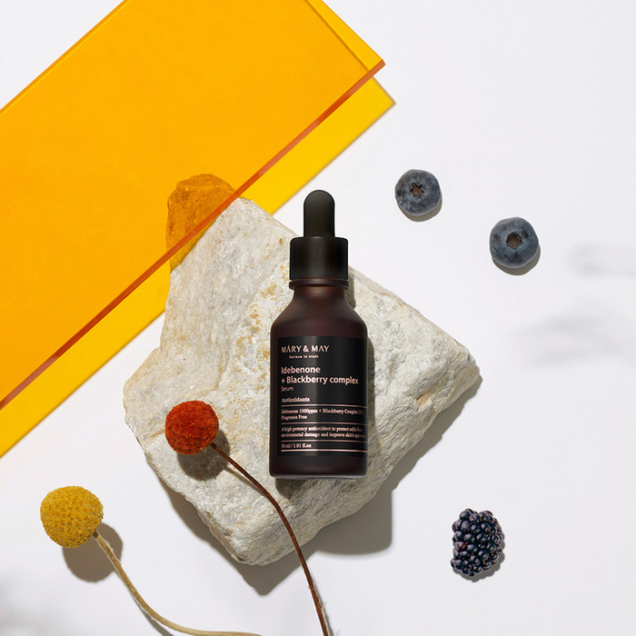 Mary&May Idebenone + Blackberry Complex Serum - Nawilżające Serum Antyoksydacyjne 30ml