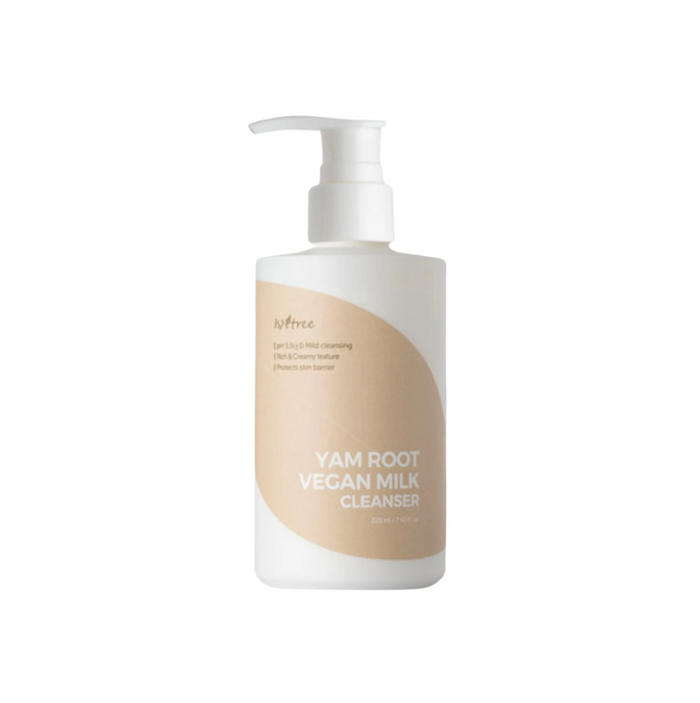 ISNTREE Yam Root Vegan Milk Cleanser - Łagodzące Mleczko do Oczyszczania Twarzy 220ml