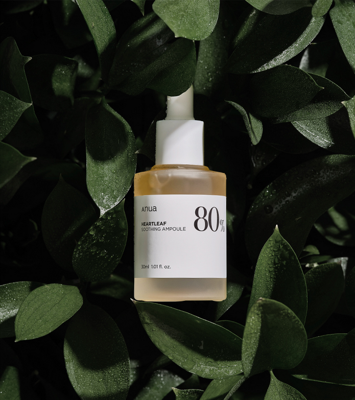 Anua Heartleaf 80% Ampoule - Kojąca Ampułka do Twarzy z Pstrolistką Sercowatą 30ml