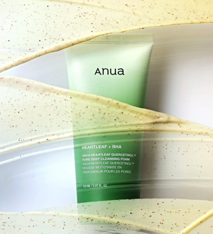 Anua Heartleaf Quercetinol Pore Deep Cleansing Foam - Dogłębnie Oczyszczająca Pianka do Twarzy 150ml