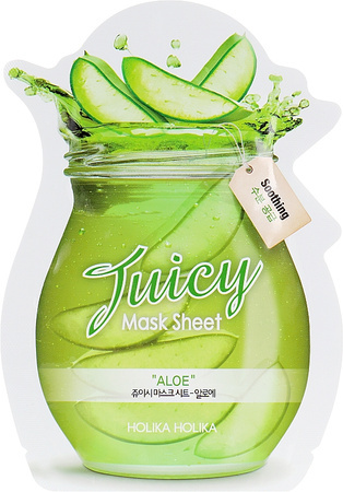Holika Holika Aloe Juicy Mask Sheet - Maseczka w Płachcie z Aloesem 20ml