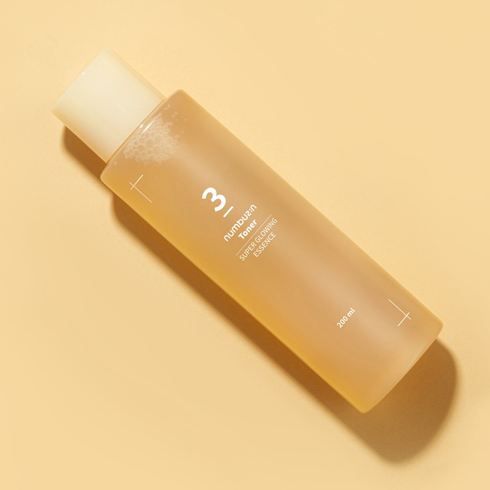 Numbuzin No.3 Super Glowing Essence Toner - Rozświetlający Tonik do Twarzy 200ml