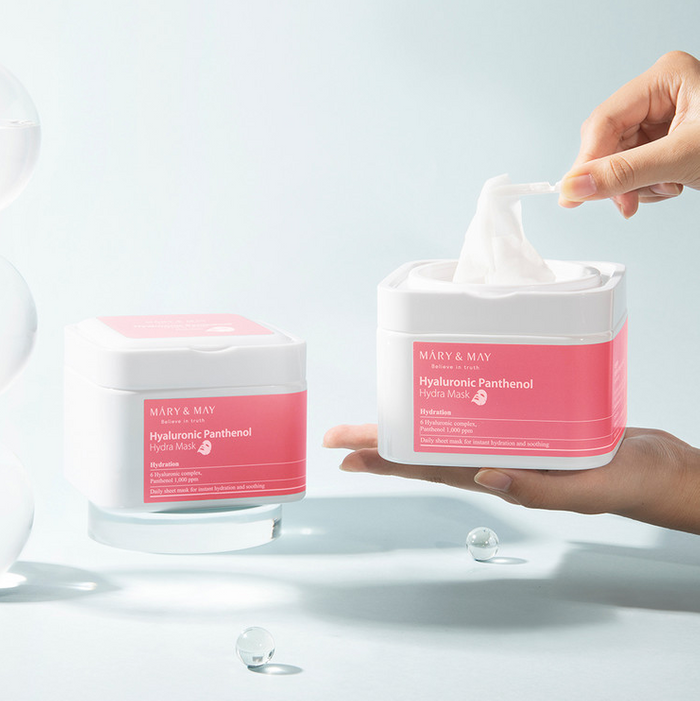 Mary&May Hyaluronic Panthenol Hydra Mask - Zestaw Maseczek w Płachcie 30szt.