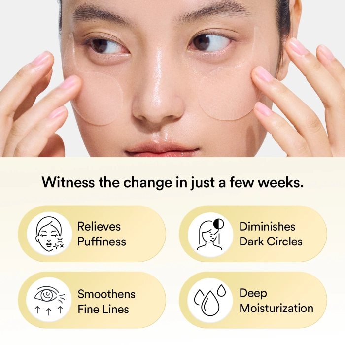 Abib Collagen Eye Patch Jericho Rose Jelly - Nawilżające Płatki pod Oczy 60szt.