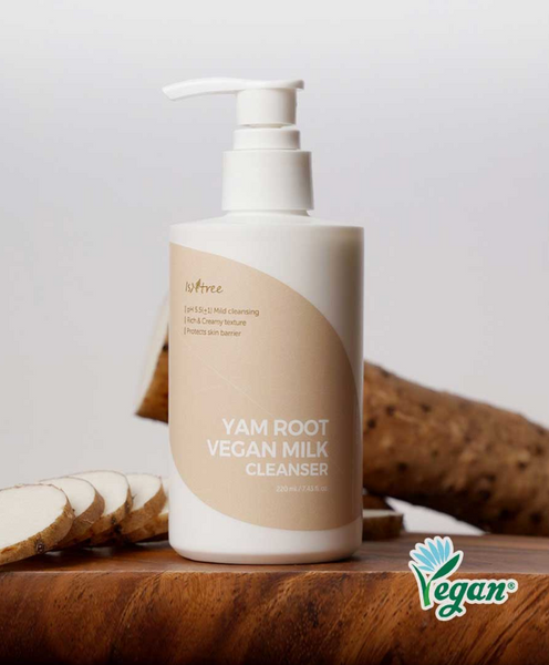 ISNTREE Yam Root Vegan Milk Cleanser - Łagodzące Mleczko do Oczyszczania Twarzy 220ml