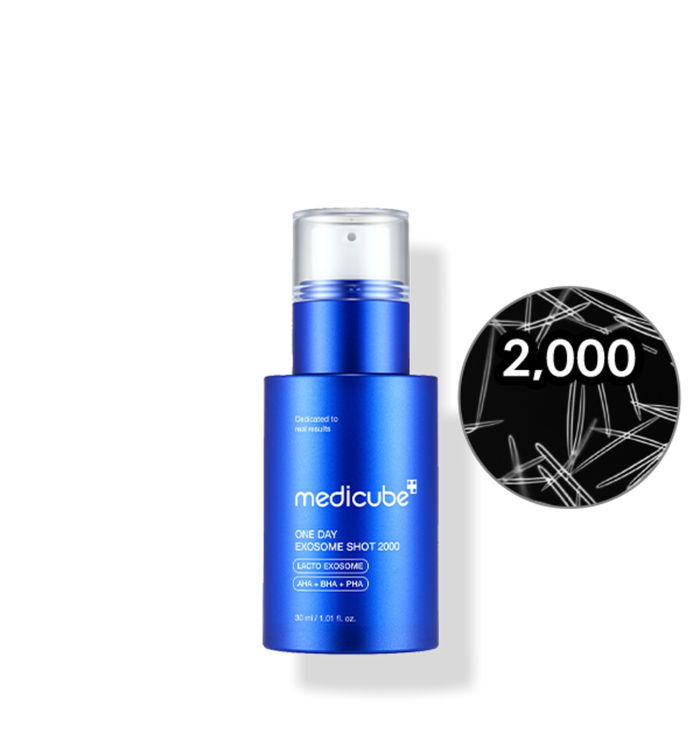 Medicube One Day Exosome Shot Pore Ampoule 2000 - Rewitalizujące Serum z Mikroigłami 30ml