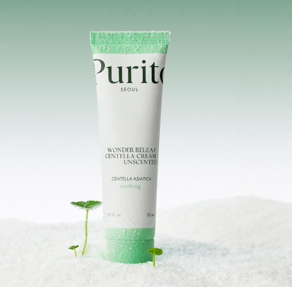 Purito Seoul Wonder Releaf Centella Cream Unscented - Bezzapachowy krem z Ekstraktem z Wąkrotki Azjatyckiej - 50 ml