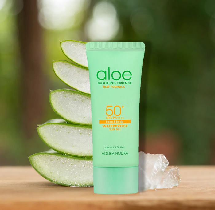 Holika Holika Aloe Waterproof Sun Gel SPF50+ - Przeciwsłoneczny Krem 100ml