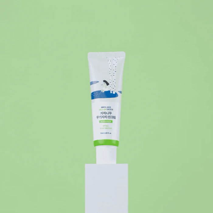 Round Lab Birch Mild-Up Sunscreen - Nawilżający Krem Przeciwsłoneczny 50ml