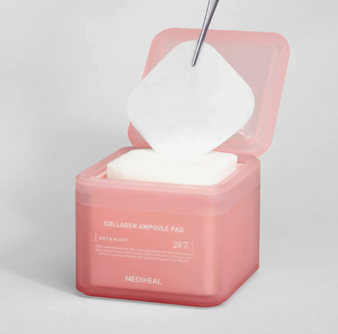 Mediheal Collagen Ampoule Pad - Kolagenowe Płatki Tonujące 100szt.