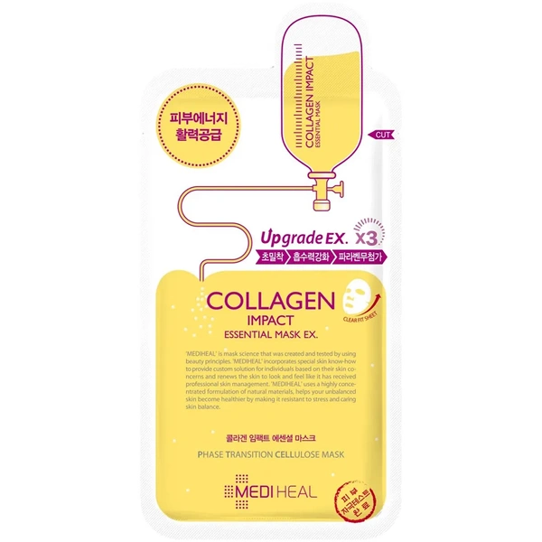 Mediheal Essential Collagen Impact - Ujędrniająca Maseczka w Płachcie 24ml