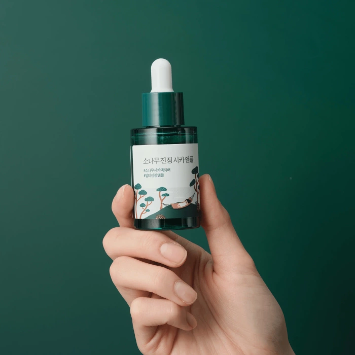 Round Lab Pine Calming Cica Ampoule - Przeciwzapalna Ampułka 30ml