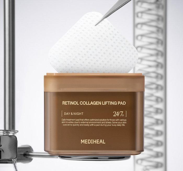 Mediheal Retinol Collagen Lifting Pad - Płatki Tonujące z Retinolem i Kolagenem 100szt.