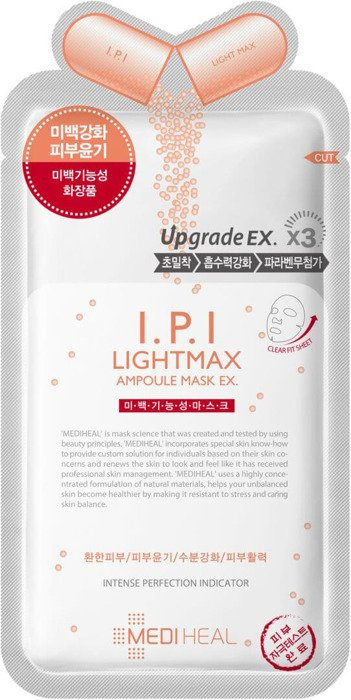 Mediheal Ampoule I.P.I. Light Max - Rozświetlająca Maseczka w Płachcie 27ml