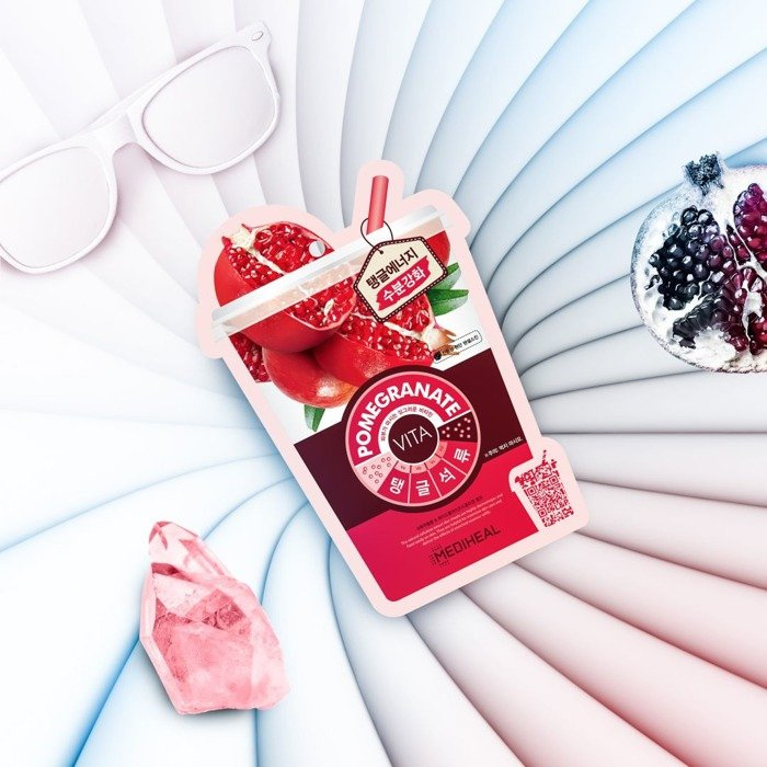 Mediheal Vita Pomegrante - Nawilżająca Maseczka w Płachcie 20ml