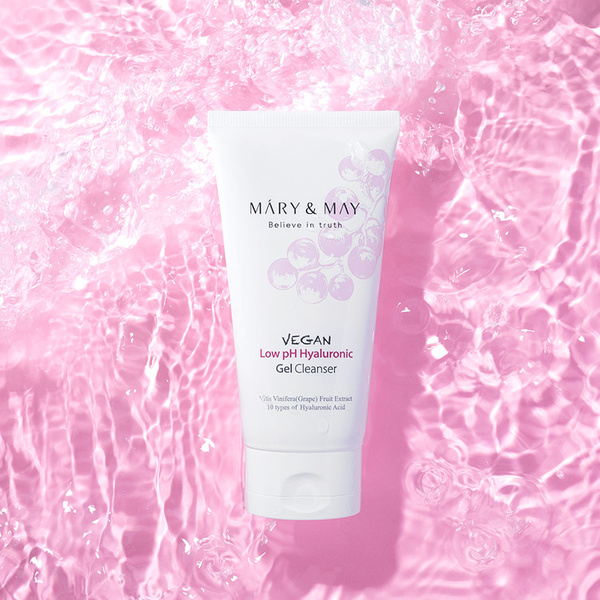 Mary&May Low pH Hyaluronic Gel to Foam Cleanser - Żelowa Pianka do Skóry Wrażliwej 150ml