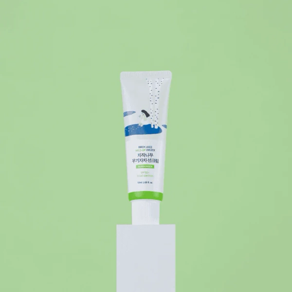 Round Lab Birch Mild-Up Sunscreen - Nawilżający Krem Przeciwsłoneczny 50ml