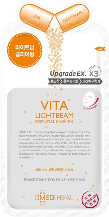 Mediheal Essential Vita Lightbeam - Rozświetlająca Maseczka w Płachcie 24ml
