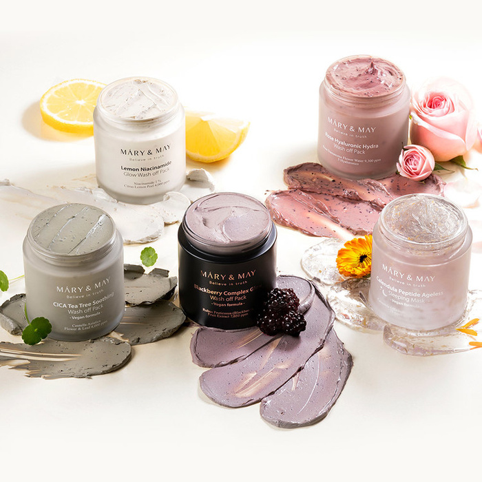 Mary&May Calendula Peptide Ageless Sleeping Mask - Kojąca Maska Regenerująca 110g