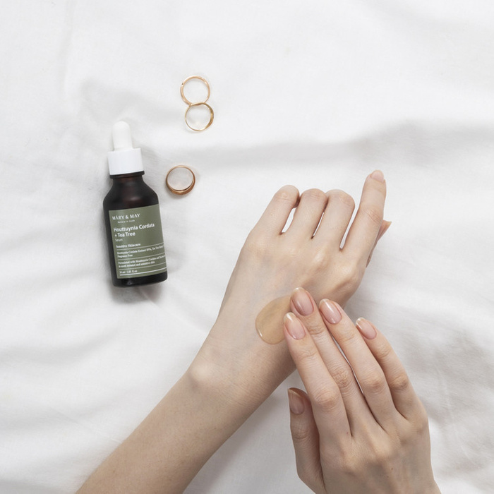 Mary&May Houttuynia Cordata + Tea Tree Serum - Serum Przeciwtrądzikowe 30ml