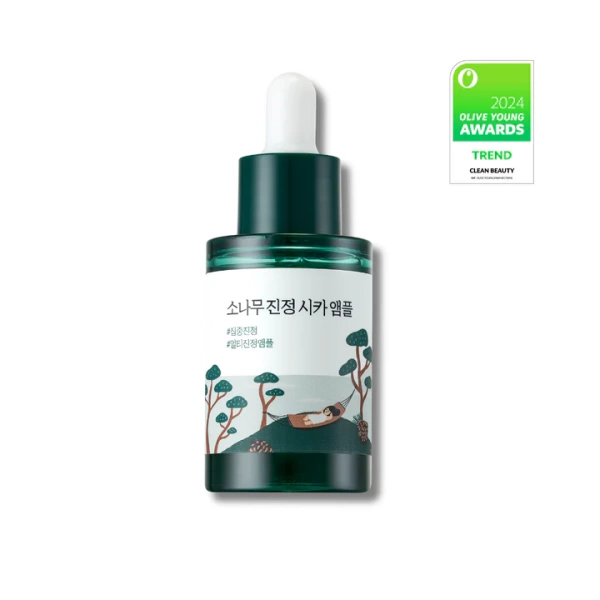 Round Lab Pine Calming Cica Ampoule - Przeciwzapalna Ampułka 30ml
