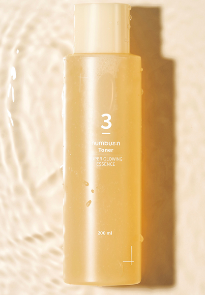 Numbuzin No.3 Super Glowing Essence Toner - Rozświetlający Tonik do Twarzy 200ml