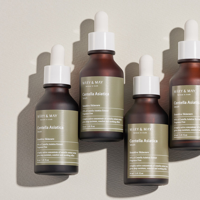Mary&May Centella Asiatica Serum - Kojące Serum Do Twarzy z Wąkrotą Azjatycką - 30ml