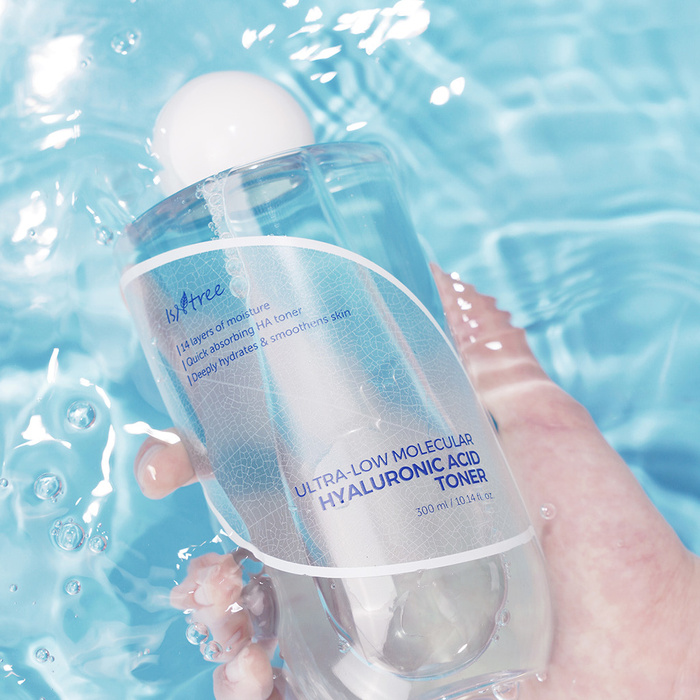 ISNTREE Ultra-Low Molecular Hyaluronic Acid Toner - Tonik z Kwasem Hialuronowym 300ml