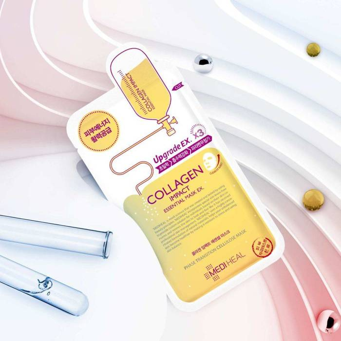 Mediheal Essential Collagen Impact - Ujędrniająca Maseczka w Płachcie 24ml