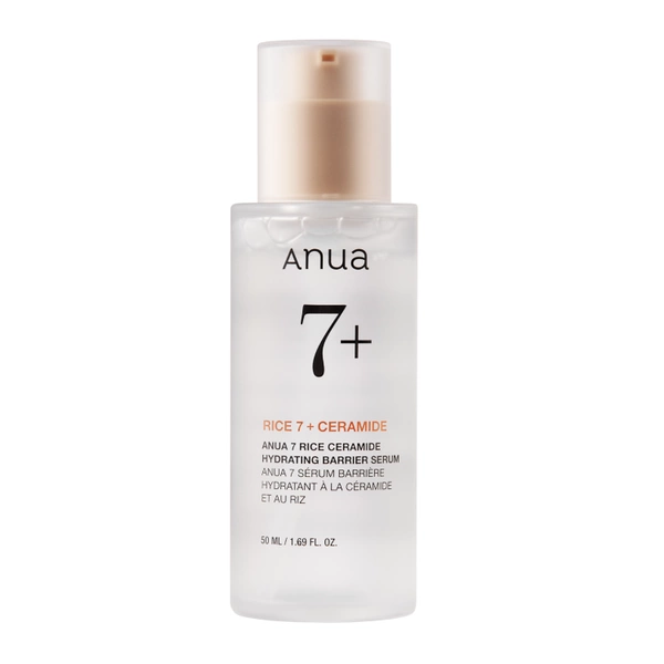 ANUA Rice 7 Ceramide Hydrating Barrier Serum - Ryżowe Serum Rozjaśniające 50ml